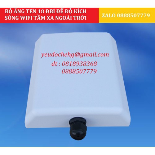 BỘ ANTEN ĐỘ WIFI TẦM XA NGOÀI TRỜI 18ĐB - ĐẦY ĐỦ LINH KIỆN