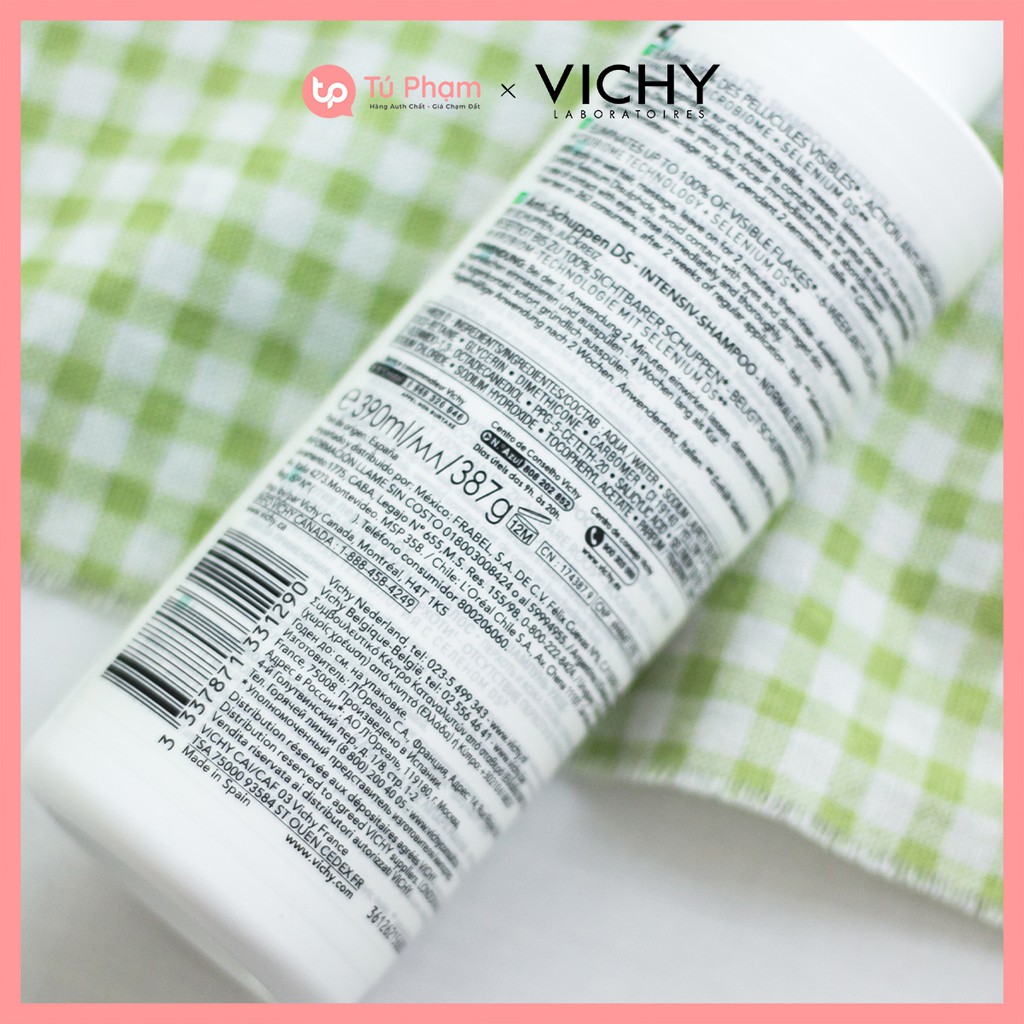 Dầu Gội Giảm Gàu Vichy Dercos Anti - Pelliculaire Anti Dandruff Shampooing Traitant