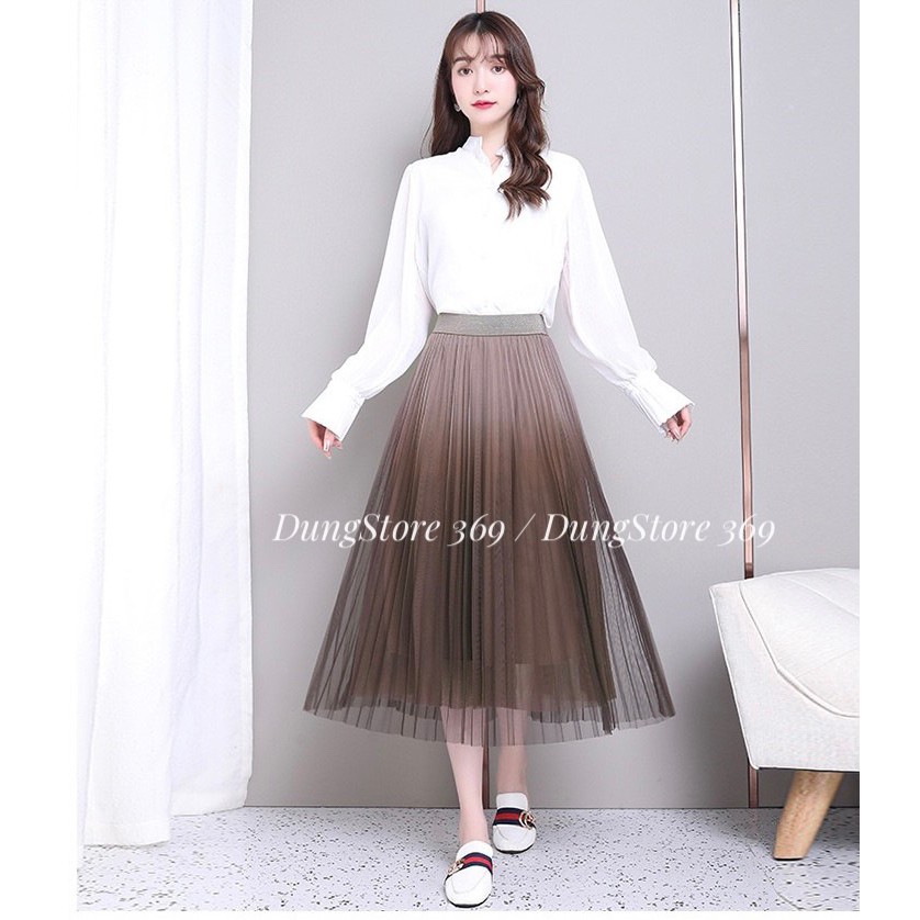 Chân Váy Loang Xếp Ly Dáng dài Cao Cấp Siêu Xinh Freeship,Chân Váy Xòe Nhiều màu Xu Hướng Thời Trang Hottrend Mới 2021 | BigBuy360 - bigbuy360.vn