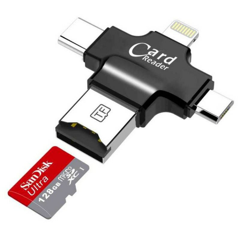 Đầu Đọc Thẻ Nhớ Otg Cho Iphone Ipad Ipod Android / Usb Iphone Ipad Ipod