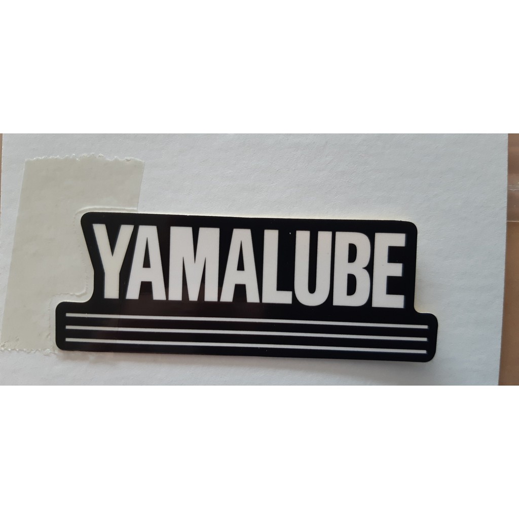 Tem chữ "Yamalube" zin chính hãng Yamaha 2NDF839F10