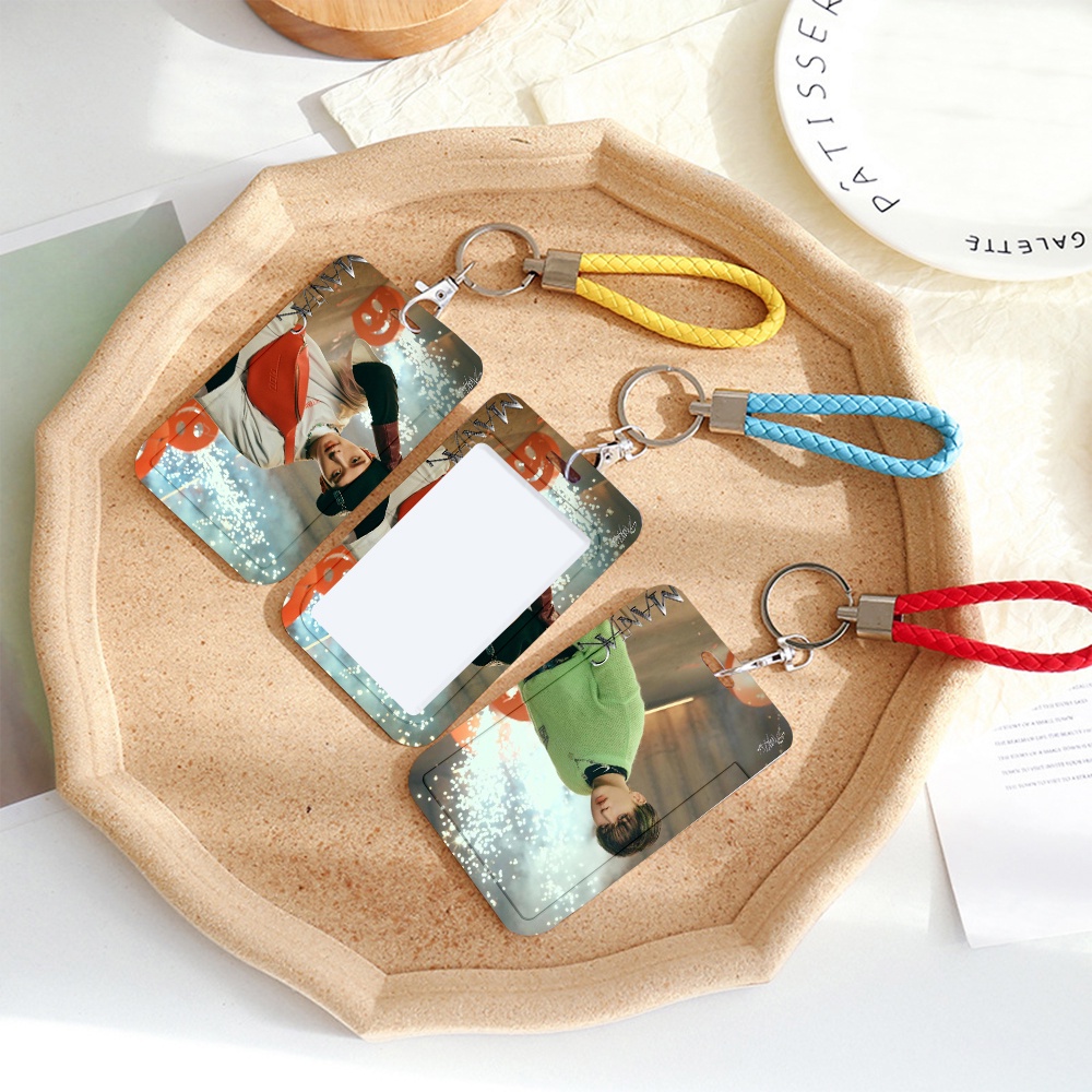 Bao Đựng Thẻ ID/Thẻ ID/Thẻ Xe Buýt Có Nắp Trượt Kiểu KPOP Stray Kids Dễ Thương Cho Học Sinh