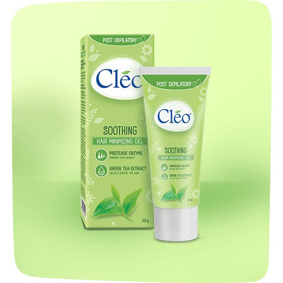Gel Dịu Da Sau Tẩy Lông Cleo Hỗ Trợ Làm Chậm Mọc Lông 50g