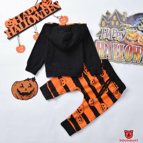 Set áo quần kẻ sọc hóa trang Halloween cho bé