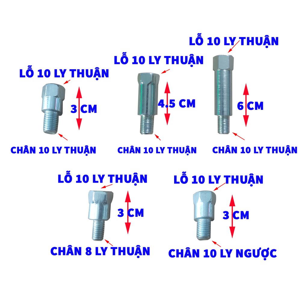 [Siêu Gọn Gàng] Gương Kính Chiếu Hậu Xe Máy Chân Ngắn Hình Chiếc Lá Chính Hãng Bảo Hành 12 Tháng