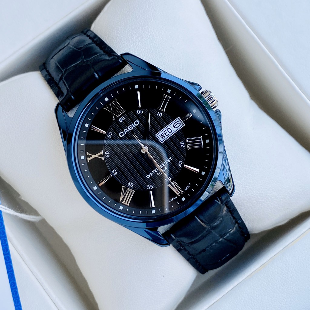 Đồng hồ nam Casio MTP 1384BUL-1 dây da cao cấp giá rẻ | BigBuy360 - bigbuy360.vn