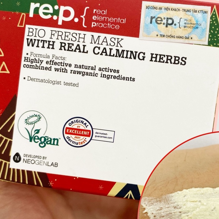 Mặt Nạ Đất Sét RE P Hoa Cúc Giảm mụn, Kiềm dầu, Se khít lỗ chân lông - RE:P Bio Fresh Mask ( REP )
