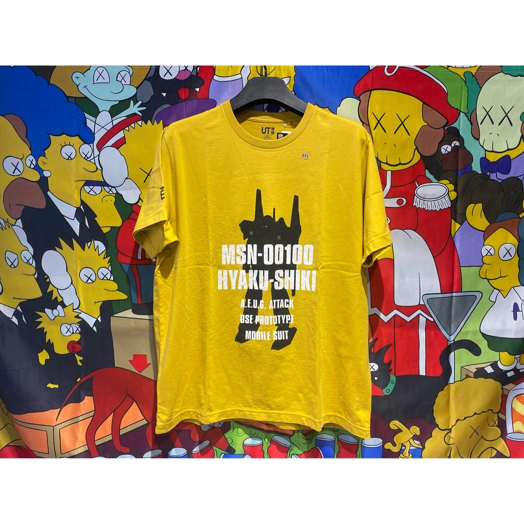 Uniqlo Áo Thun Tay Ngắn In Hoạ Tiết gundam Kỷ Niệm 40 Năm Thời Trang Dành Cho Nam Và Nữ
