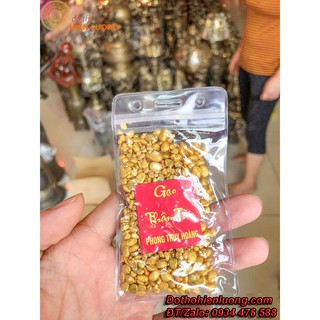 Túi gạo thần thài phong thủy hoàng để bàn thờ thần tài