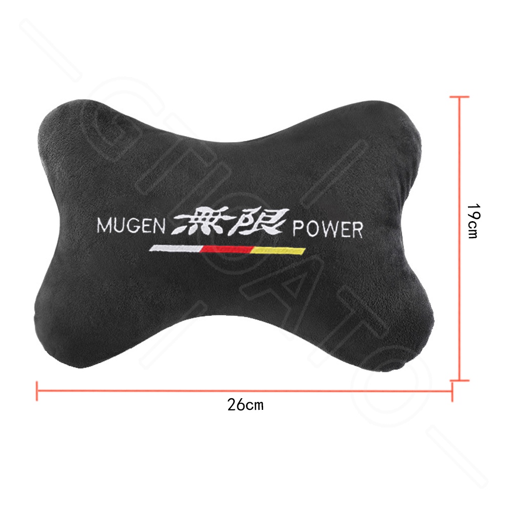 GTIOATO Mugen GốI TựA ĐầU Ô Tô TựA ĐầU Ô Tô GốI Xe Ô Tô GốI TựA ĐầU Oto GốI ĐầU Xe Ô Tô Phụ KiệN Xe HơI Trang Trí Oto Phụ KiệN BêN Trong Ô Tô Cho Honda City Brio Civic Jazz CRV HRV Accord