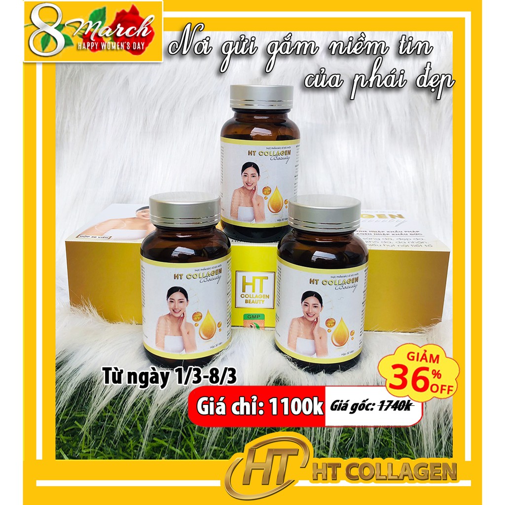 [Top bán chạy] Viên uống làm đẹp 3 hộp bổ sung glutathione hiệu quả sau 1 tháng sử dụng