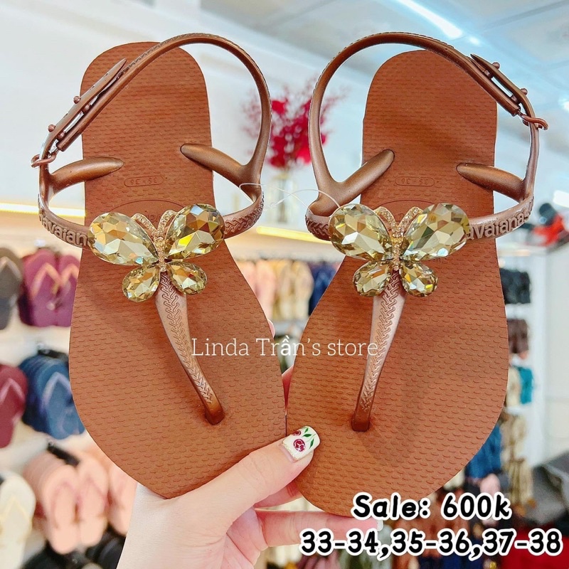 HVN- sandal chấp  mix charm