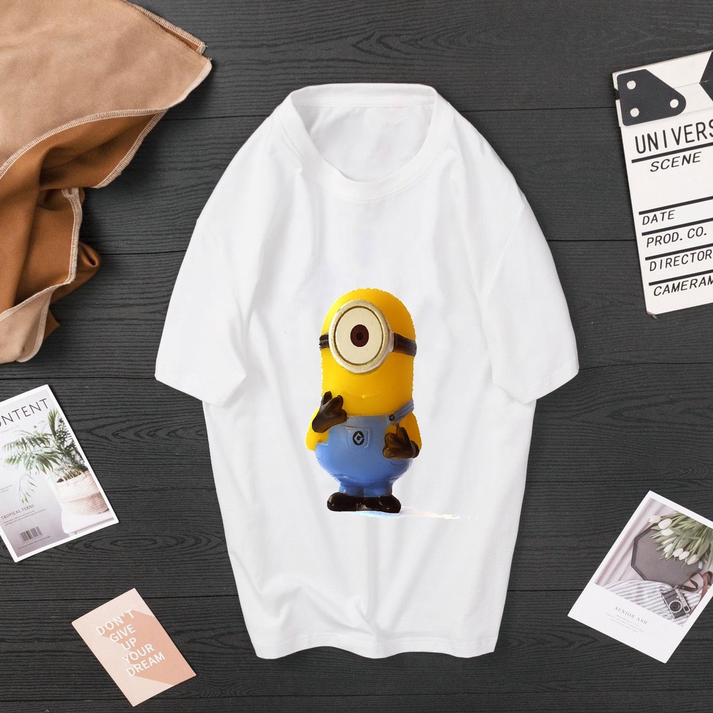 Áo thun tay ngắn in hình nhân vật minion không ai có ,bán chạy nhất,mẫu mới nhẩt - P158