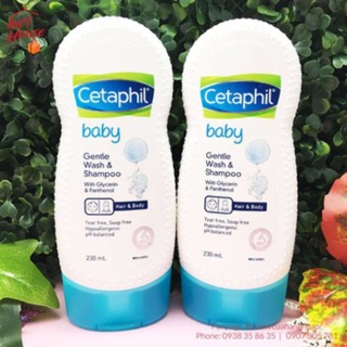 Cetaphil tắm +gội cho bé
