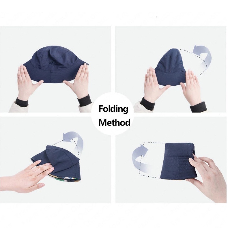 Mũ Bucket Xếp Gọn Naturehike NH18H008-T Nhanh khô, Thoáng khí