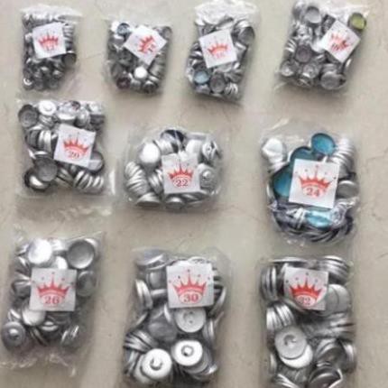 Phôi Bọc Cúc , Cối Khuôn - Gói To Khoảng 450-500 Bộ Xương Khuy Bọc
