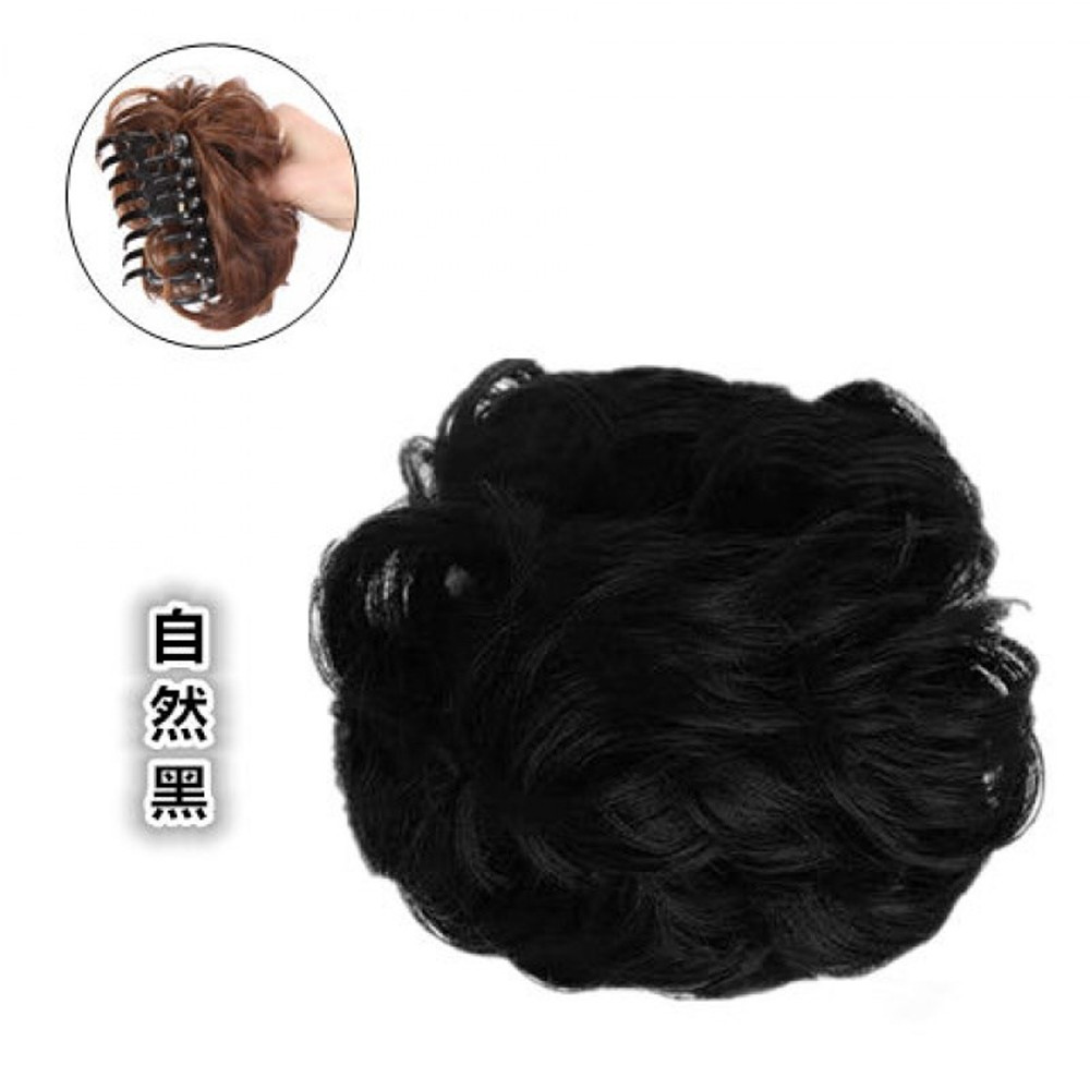 Kẹp Tóc Giả Xoăn Ngắn Bồng Bềnh Xinh Xắn Cho Nữ Búi tóc giả cho nữ Koty Beauty, tóc búi xoăn, búi tròn