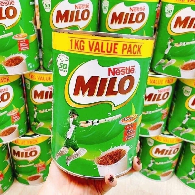 Sữa Milo Úc,sữa milo bột 1kg date 07/2024