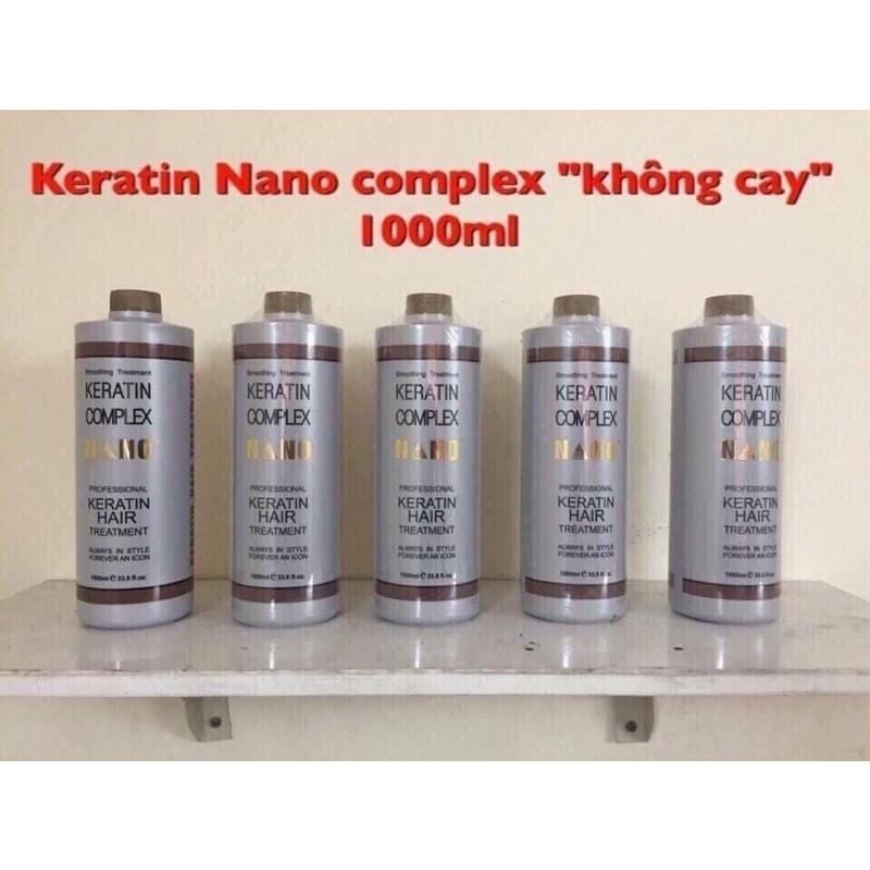 [ DEAL SỐC ] Phục Hồi Hấp Tóc Keratin NaNo Complex Chuẩn Thơm Cafe 1000ml Phục Hồi Tóc Nát Trẻ Ngọn Hư Tổn Nặng