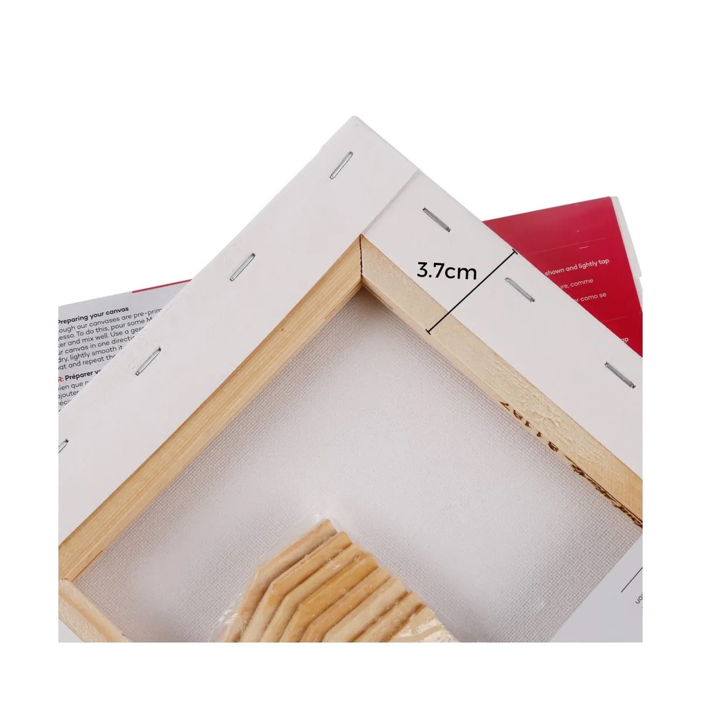 Vải toan Mont Marte vẽ màu acrylic, sơn dầu Úc Signature Single Thick Canvas sơn lót 3 lớp nhiều size - Hoạ cụ Gia Huy