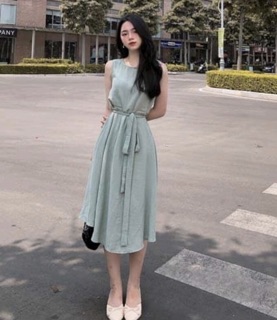Đầm thắt nơ