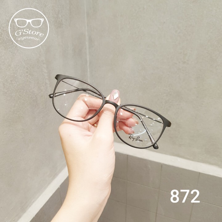 Gọng kính cận nữ nhựa mảnh càng kim loại 872 | BigBuy360 - bigbuy360.vn