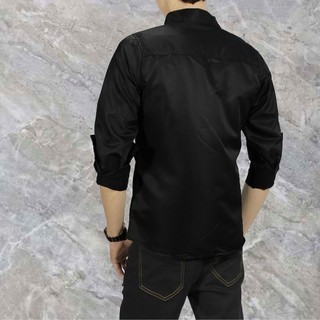 áo sơ mi đen thời trang
