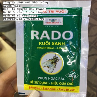Thuốc đặc trị diệt Ruồi - Ruồi RADO ( Ruồi Xanh)