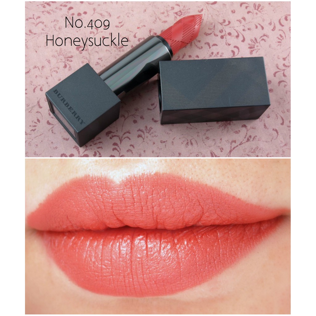 Son thỏi Burberry Lip Velvet Long Lasting Matte Lipsticks Fullsize 409,  429, 434 | Shopee Việt Nam