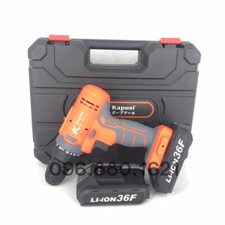 Máy khoan pin kapusi 2 pin 2 tốc độ 36f