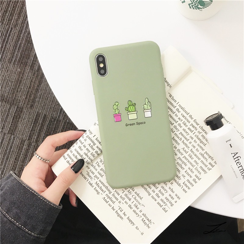 [ OPPO ] Ốp Lưng Silicon Green Spaco I - B156