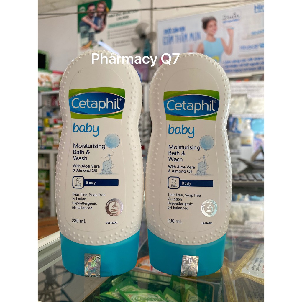 Sữa tắm gội Cetaphil Gentle Wash &amp; Shampoo CHAI 230ML