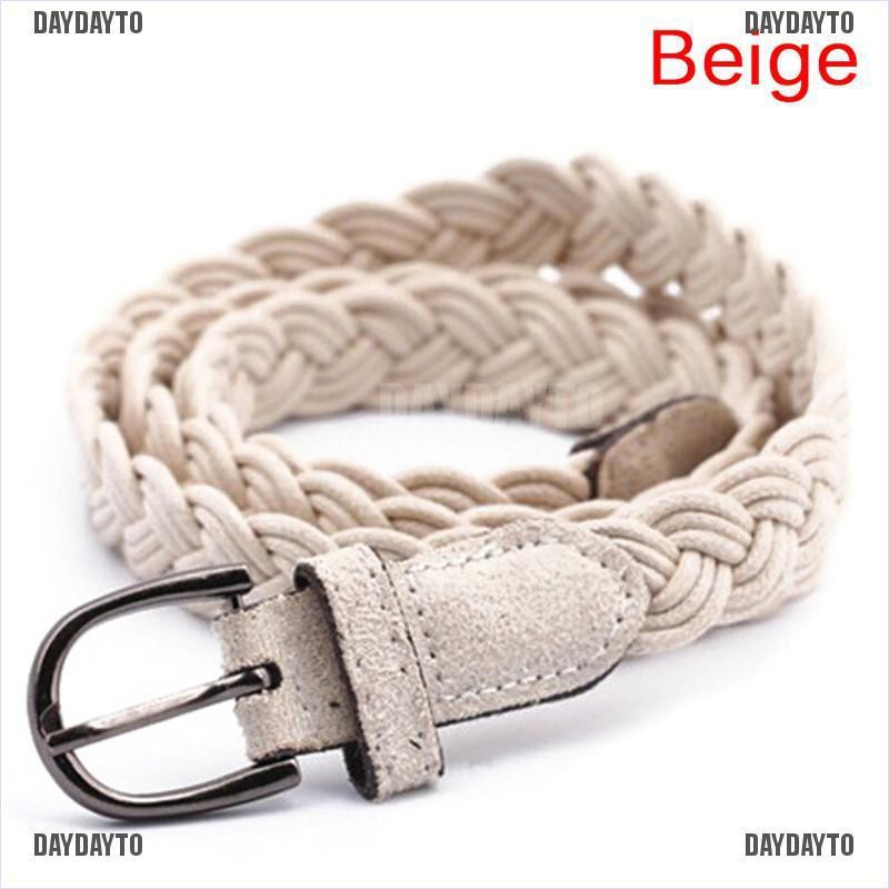 Thắt Lưng Dây Bện Co Giãn Bản Rộng Thời Trang Cho Nữ