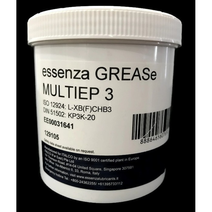 Mỡ bôi trơn công nghiệp cao cấp Ý essenza GREASe Multi EP 3 500g (Hàng nhập khẩu)