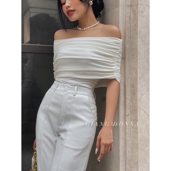 ÁO TRỄ VAI SÂU CHUN CHẤT NHÚNG KIM CƯƠNG ĐẸP MS12661 (i4-1)