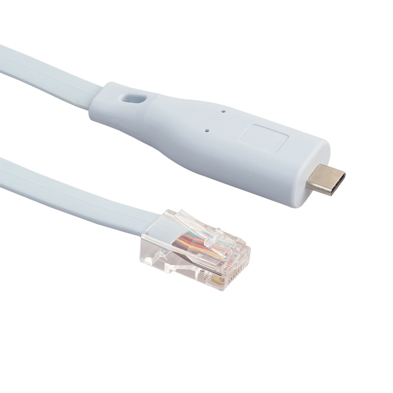 New Stock Type C USB C to RJ45 Console Cable for Windows 8/7 Vista MAC Linux