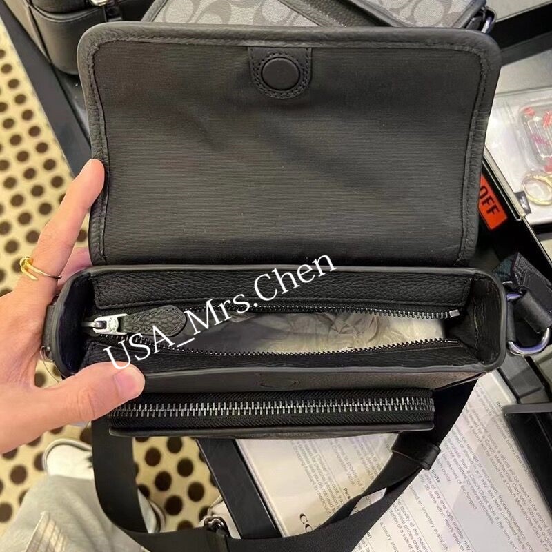 Túi máy ảnh COACH, chứng từ mua hàng chính hãng Túi máy ảnh Sullivan túi đeo chéo nam nữ