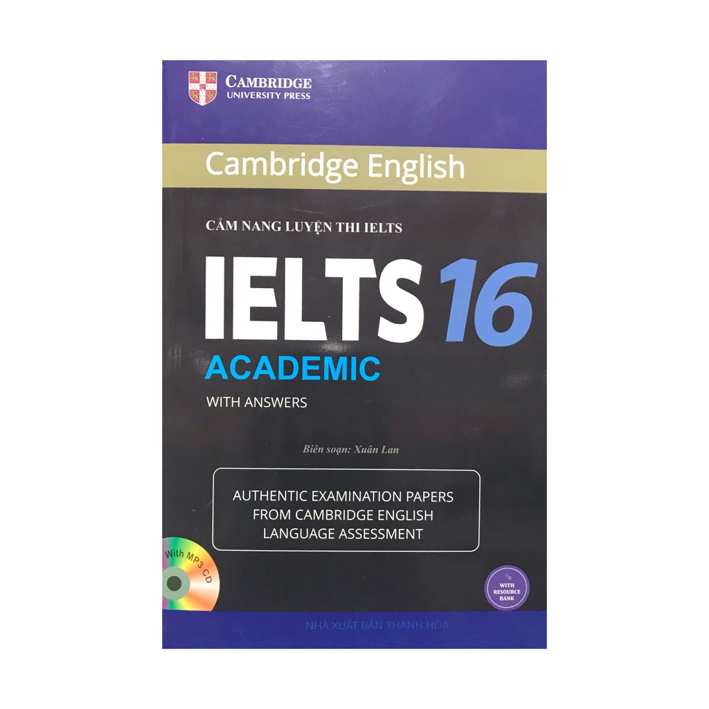 Sách - Cẩm nang luyện thi IELTS 16 academic with answers