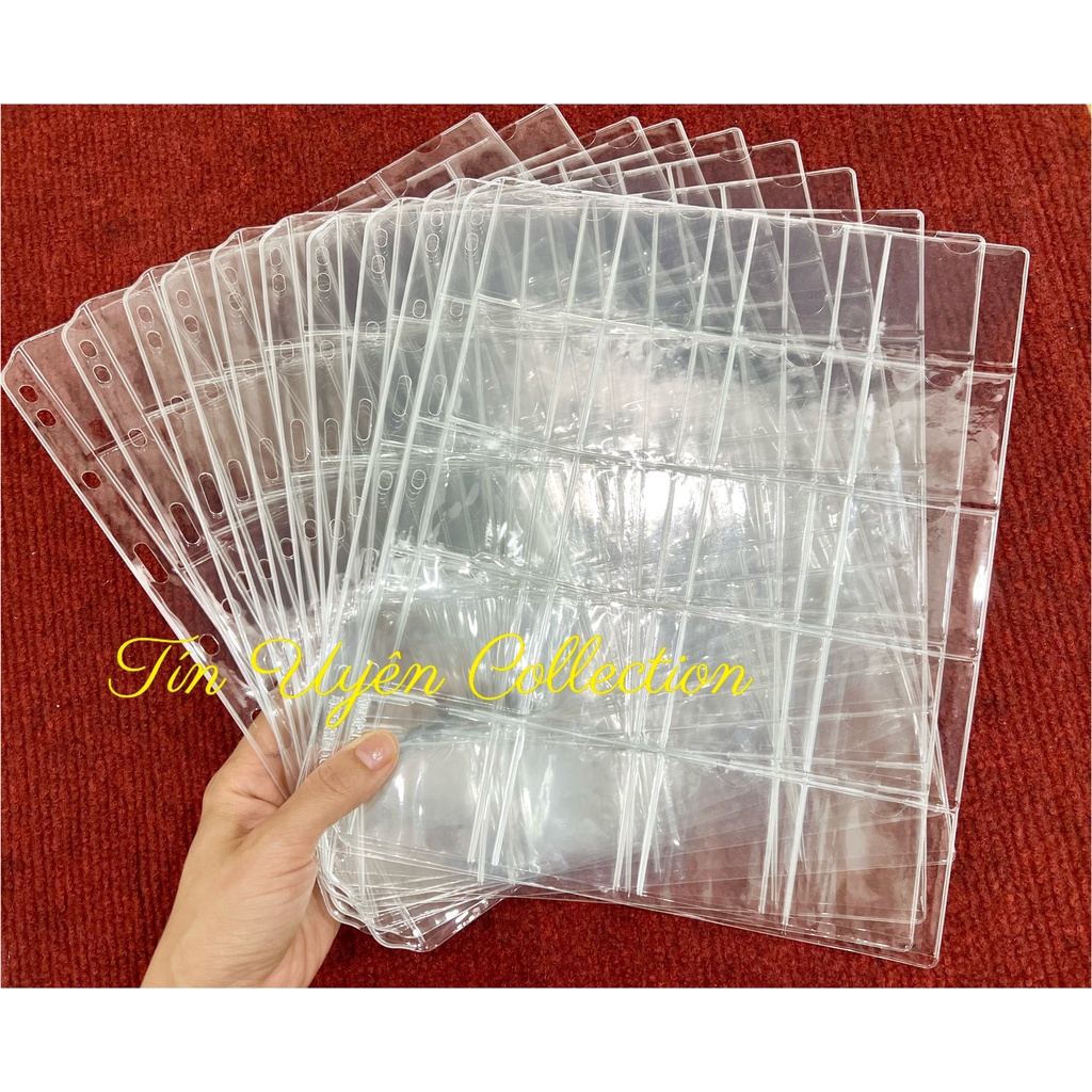 Combo 10 Phơi Đựng Xu 20 Ô (Holder) Trong Suốt chính hãng Mingt - PCCB