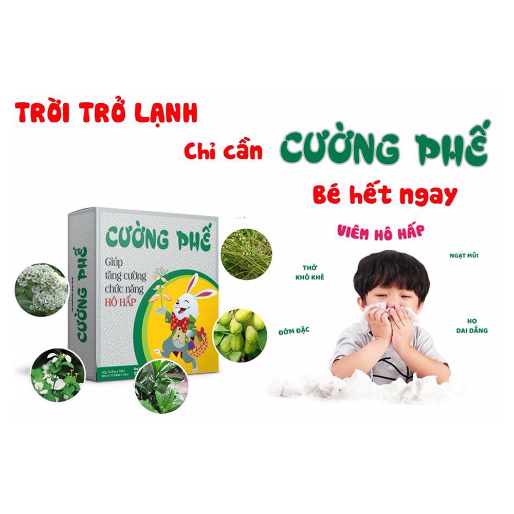 Cường Phế ( Chính Hãng) - Giảm ho, chấm dứt ho dai dẳng, tái đi tái lại,giúp tăng cường chức năng hô hấp