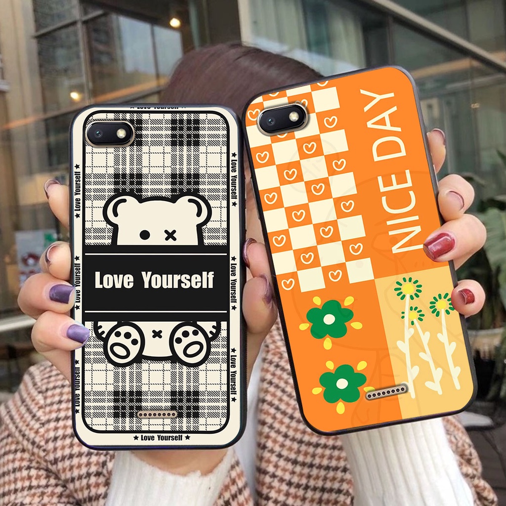 Ốp lưng Xiaomi REDMI 6A happy day, gấu bear dễ thương - BỀN - ĐẸP -BAO GIÁ TOÀN THỊ TRƯỜNG