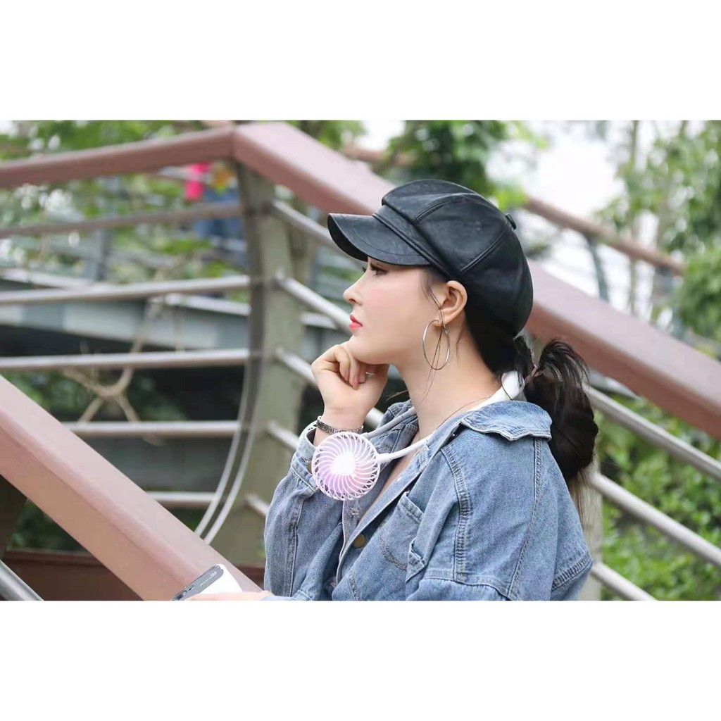 Quạt Đeo Cổ Mini Cổng USB Tiện Lợi | BigBuy360 - bigbuy360.vn