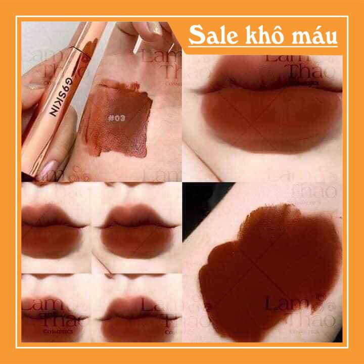 CAM KẾT CHÍNH HÃNG_💄Son G9 skin vỏ vàng siêu sang chảnh