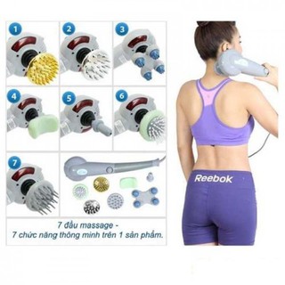 Máy Massage Cầm Tay Đa Năng 7 Đầu Massage Magic King Massager