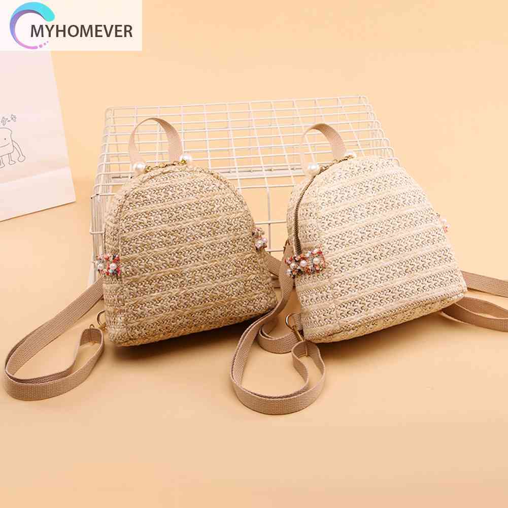 Ba Lô Cối Đính Ngọc Trai Thời Trang Dành Cho Nữ