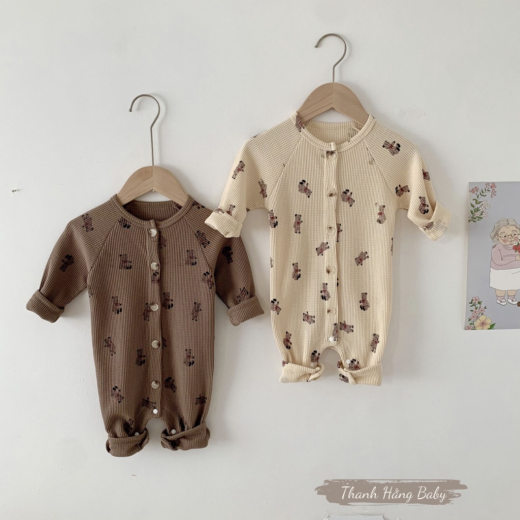 Body Dài Tay Cho Bé, Body Sleepsuit Cho Bé Thanh Hằng Baby 5 - 13 Kg