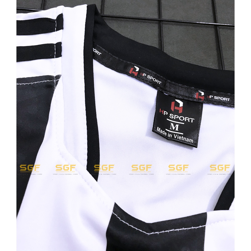 Quần Áo Bóng Đá JUVE trắng sọc đen sân nhà 2021