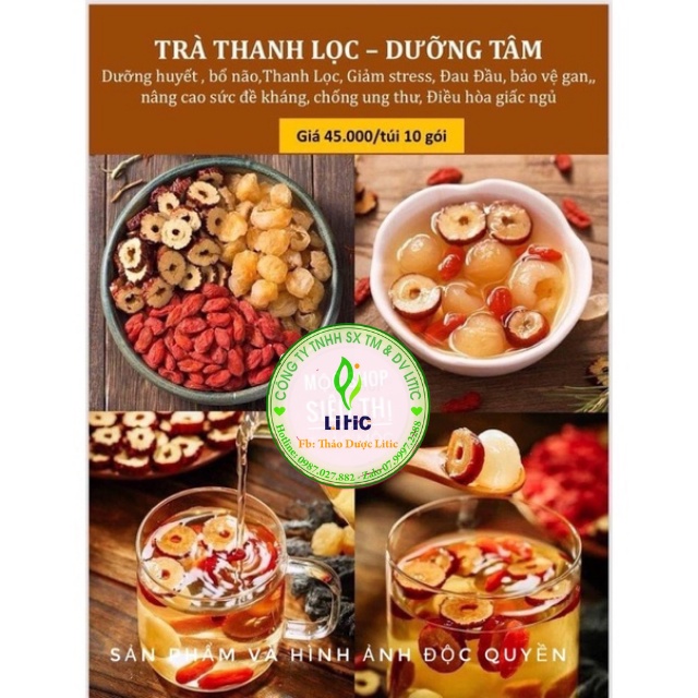 Trà An Thần ngủ ngon giảm stress- Thanh lọc cơ thể