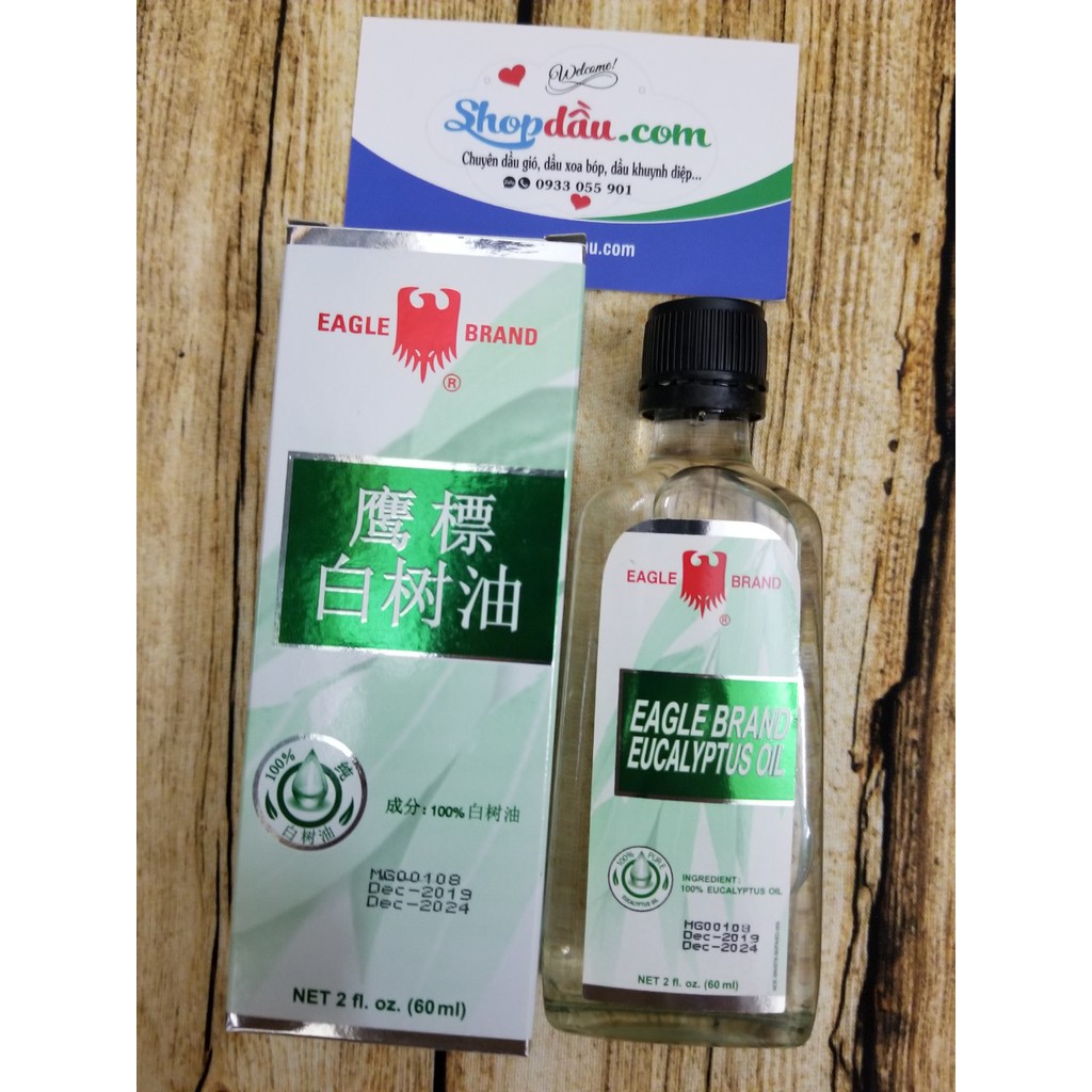 Dầu khuynh diệp con ó Natur Oil 60ml