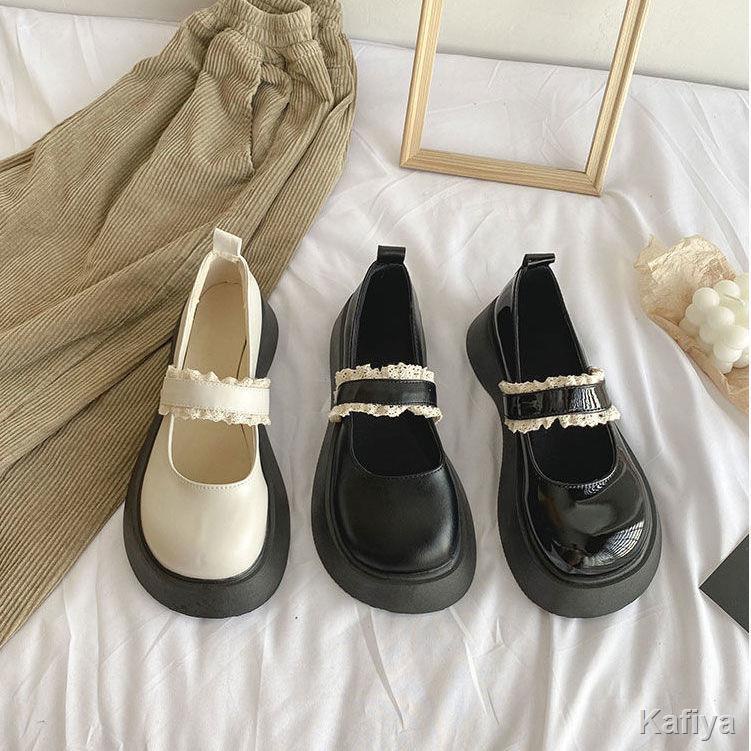 Cổ điển Mary Jane giày da nhỏ nữ mùa hè  mới cô gái đầu tròn đầu mềm với váy dày đáy Nhật Bản jk giày đơn đầu lớn | BigBuy360 - bigbuy360.vn